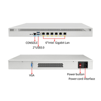 Serveur Rackable 1U avec processeurs Core i3-8130U, i5-8250U, i7-8550U, DDR4, M.2, 6 ports LAN 2.5G I226, compatible CentOS, Linux, Ubuntu, Opnsense, Pfsense, Pare-feu
