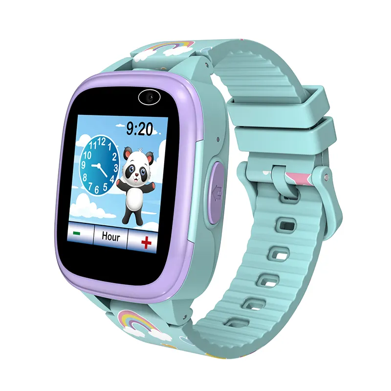 2022 OEM Custom Logo Children Smart Watch Wrist Watch Kids Smart Watch with Games Music Player Camera Time Teacher Pedometer