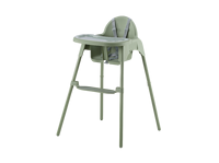 Chaise haute pour bébé réglable fabriquée en usine avec repose-pieds, portable, adaptée aux salons, aux chambres minimalistes et aux hôtels