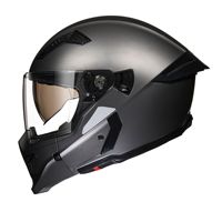 Casque de moto intégral rétro 25 ans après la création du modèle original avec fente pour écouteurs et fente pour lunettes, certifié 3C/DOT