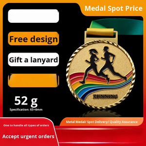 Médailles personnalisées en or et argent pour fabricants – Marathon, course à pied 5K/10K, cyclisme, athlétisme, karaté, sports – Médailles en métal - Product Image 6