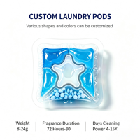 Capsules de lessive compatibles Quick Wash, se dissolvant entièrement en peu de temps lors du lavage.