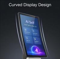 Kiosco de Autoservicio SINMAR con Pantalla LCD Cóncava, Sistema de Pedidos con IA, Kiosco de Pago Interactivo Curvo con Impresora
