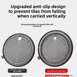 Ventosa de Vacío FYUN-A004 para Azulejos y Vidrio de 9 Pulgadas con Bomba de Aire Automática, Carga Máxima de 200 kg, Manómetro y Batería de Litio - Product Image 5