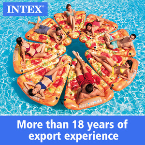 <span class=keywords><strong>INTEX</strong></span> 58752 colorido Pizza adulto cama flotante inflable adulto agua Pizza natación aire Mat moda multijugador flotante - Product Image 3