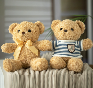 卸売テディベアぬいぐるみカスタムリトルベア25cm 30cmセーターぬいぐるみPPコットン装飾人形子供のおもちゃ赤ちゃんのおもちゃ - Product Image 4