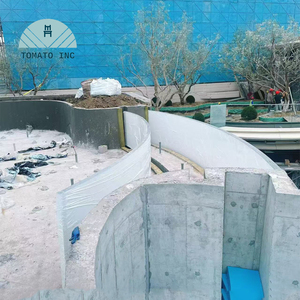 Panneau mural de piscine en acrylique de forme personnalisée TOMATO avec une transparence élevée de 95 %, performance anti-UV, surface non jaunissante et 30 ans de garantie - Product Image 3