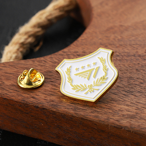 No Minimum Bulk Custom Lapel Pin 2d 3D Zinc Alloy Metal Pins <strong>First</strong> Place Gold Enamel Badge Pin with Packing <strong>Card</strong> - Product Image 5