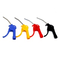 ZM 1/4 pouces femelle matériel en acier entrée d'air 225 mm buse antirouille poignée en plastique pistolet à air