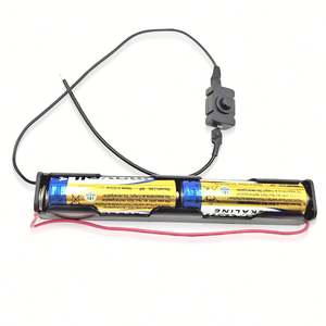 Dudukan baterai <span class=keywords><strong>UM</strong></span>-3 No 5 Harga murah dengan kabel timbal pemegang baterai 2 AA untuk mainan plastik pemegang baterai Aa - Product Image 1