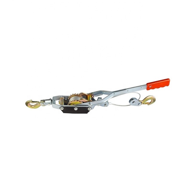 2t 3 Hook Come a Long Winch Durable Hoist Hand Cable Puller Ratchet Come-Along Cable Puller,2 Ton Come Alongs