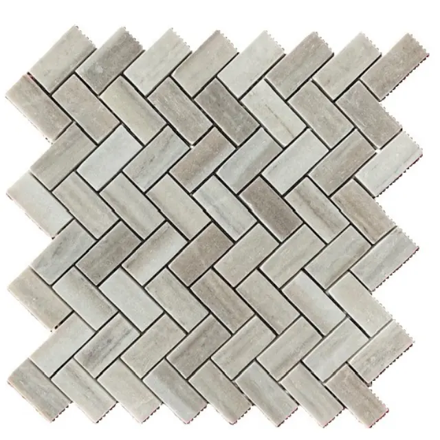 Palissandro ubin mosaik marmer Italia desain Modern langsung pabrik profesional untuk dekorasi dinding lantai kamar mandi dapur