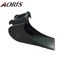 Bucket Mini Excavator AORIS 400mm Lebar SW20 untuk Excavator 9-10 Ton