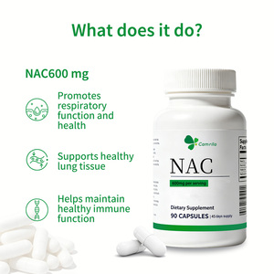 Cápsulas Veganas de N-Acetil L-Cisteína (NAC) de Marca Privada OEM, Suplemento Herbal para Apoyar la Salud Respiratoria y Mejorar la Inmunidad - Product Image 2
