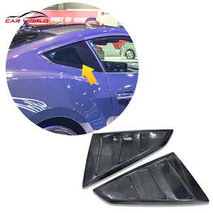 2024 Carbon Fiber <b>Window</b> Louvers High Material Real Carbon Side <b>Window</b> <b>Cover</b> Quarter Side <b>Window</b> Stylish Rear Ducktail - Product Image 5