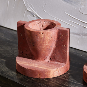 Moderno mármol rojo decoración del hogar escritorio escultura objeto decoración hogar accesorio para sala de estar - Product Image 3