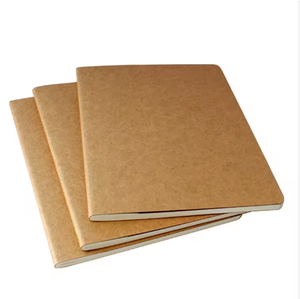 สมุดโน้ตเย็บด้ายแบบสั่งทำพิเศษ ปกกระดาษคราฟท์สีน้ำตาล - Product Image 1