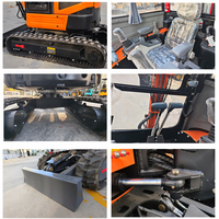 Mini-excavatrice sur chenilles de 2,6 tonnes fabriquée en Chine, contrôlée par PLC, avec moteur et système hydraulique à haute efficacité