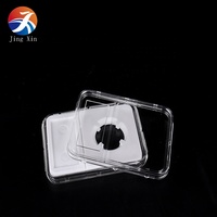 Bavettes tactiles pour pièces de monnaie, en acrylique, taille de 14mm à 40mm, 1 pièce