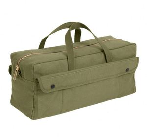 Bolsa de Herramientas de Boca Ancha con Muestra Gratis, Bolso de Lona Resistente de Gran Capacidad, Bolsa de Herramientas Multifuncional Portátil para Guardar Llaves - Product Image 1