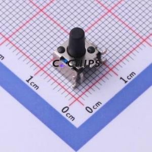 TS-1045AD-A13B2-D2 Tactile Switch SMD,6x6mm Switch Single Pole Single Throw Round Button 1.8N 7.5mm - Product Image 1