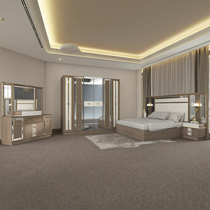 Le plus récent ensemble complet de <span class=keywords><strong>chambre</strong></span> à coucher en <span class=keywords><strong>bois</strong></span> pour adultes style appartement avec armoire pour la maison ou les meubles du hall de l'hôtel - Product Image 2