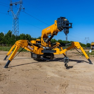 Bestselling Products Hot Selling 3 Ton 5 8 10 Mini Construction Spider Hydraulic <b>Crane</b> <b>with</b> <b>Remote</b> <b>Control</b> <b>Cranes</b> Crawler - Product Image 4