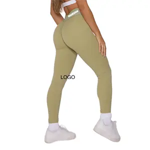 Pantalon De Yoga Tissu Peau Mince Épais Shapewear Femme Polainas De Running Maille Yoga-Pantalon-Vente En Gros Nouveau Denim Wetlook Leggings