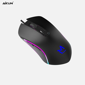 AIKUN GX65 RGB 프로그래밍 가능한 광학 게임용 마우스 12800DPI , USB2.0 / MCU - SPCP-A825FD26 - 6 매크로 키 - Product Image 4