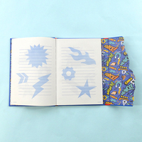 De color de impresión de cuaderno personalizado Blaze dibujos animados alineado portátil para los niños
