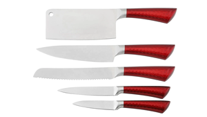 Juego de 5 <span class=keywords><strong>Cuchillos</strong></span> de Cocina de Acero Inoxidable, Cuchillo para Carne, Cuchillo para Pan, Cuchillo <span class=keywords><strong>Universal</strong></span> para Frutas - Product Image 2