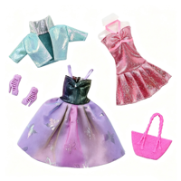 Nouveauté : Ensemble de vêtements de mode pour poupée de 30 cm à l'échelle 1/6, avec robe et veste, jouet en peluche pour filles