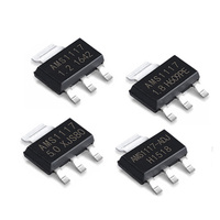 Nouvelle puce LDO IC AMS1117-ADJ d'origine 1.5, 1.8V, 2.5V, 2.85V, 3.3V, 5.0V, 1a, AMS1117-3.3