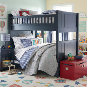 Lit superposé en bois massif écologique et durable pour enfants, construction robuste, pour chambre à coucher et usage scolaire - Product Image 2