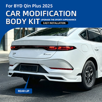 Kit carrosserie avant en PP couleur personnalisée, vente en gros d'usine, pour BYD Qin Plus DMi 2025 – Spoiler de pare-chocs avant, séparateur de menton, protection