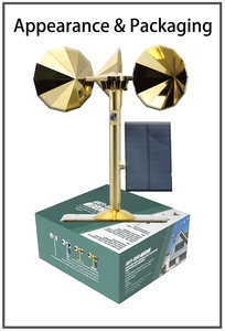 Répulsif Solaire Solide en ABS pour Animaux, Spirale Réfléchissante pour Toit, Appât Répulsif pour Oiseaux et Pigeons, Effaroucheur <span class=keywords><strong>Oiseau</strong></span> pour Bateaux - Product Image 3