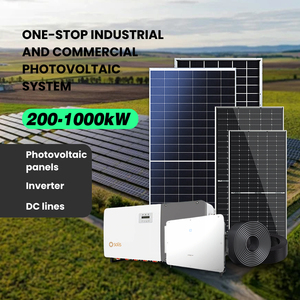 상업용 PWM 태양광 패널 시스템 <span class=keywords><strong>200KW</strong></span> 500KW 800KW 1000KW 상업용 태양광 오프그리드 지붕 설치형 태양 에너지 시스템 - Product Image 1