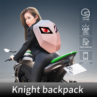 Mochila de caballero para niña y niño, pantalla Led dinámica, publicidad de motocicleta Led, regalo de Navidad caliente, mochila Led inteligente rosa