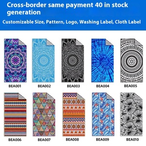 Tùy Chỉnh Amazon Nhanh Chóng Làm Khô Sợi Nhỏ Bãi Biển Khăn Tắm Thổ Nhĩ Kỳ Phong Cách Với Logo Cho Trẻ em' Phòng Tập Thể Dục & Bãi Biển Bơi Bao Gồm Túi - Product Image 2