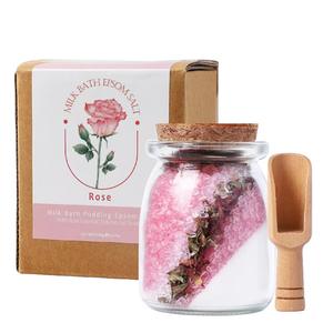 Mélange de sel de l'Himalaya, de la Mer Morte et d'Epsom à marque privée naturelle pour bain relaxant, avec mélatonine et huiles essentielles de lavande pour le soulagement musculaire - Product Image 2