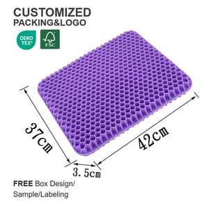 Bantalan duduk gel sarang lebah kustom, kursi kantor mobil pendingin rumah bernapas kursi kantor TPE - Product Image 1