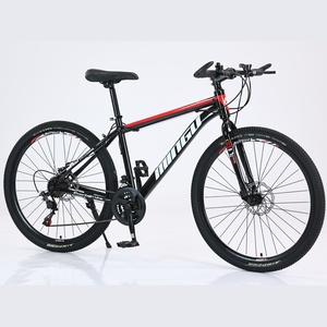 Vélo de montagne <span class=keywords><strong>MINGU</strong></span> 24/26/27 pouces avec frein à disque, fourche à ressort, cadre en acier à haute teneur en carbone, vélo à vitesses variables pour hommes et femmes - Product Image 3