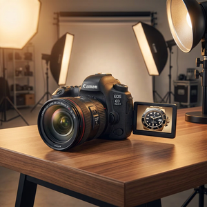 Cámaras DSLR <span class=keywords><strong>Canon</strong></span> <span class=keywords><strong>EOS</strong></span> <span class=keywords><strong>6D</strong></span> <span class=keywords><strong>Mark</strong></span> <span class=keywords><strong>II</strong></span> 6D2 de Segunda Mano al Por Mayor, con Lente EF 24-70mm f/4L IS USM, 26.2MP, Dual Pixel AF, WiFi - Product Image 2