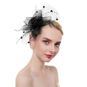 Sombreros Elegantes de Sinamay con Plumas para Dama, Estilo Iglesia, 2021 - Product Image 5