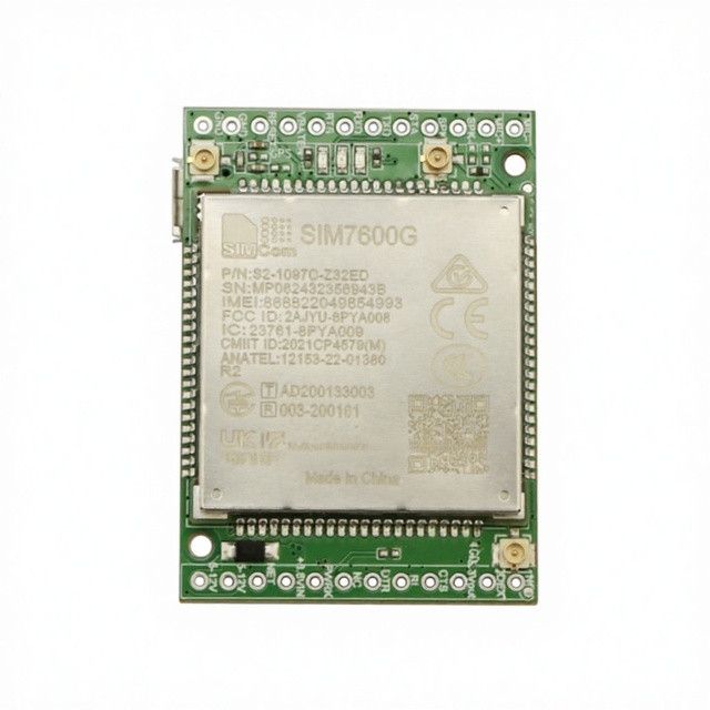 SIMCom SIM7600G LTE Cat.4 Global Region Cellular Wireless Communication Module SIM7600G 4G Development Core Board 44.45x31.75mm