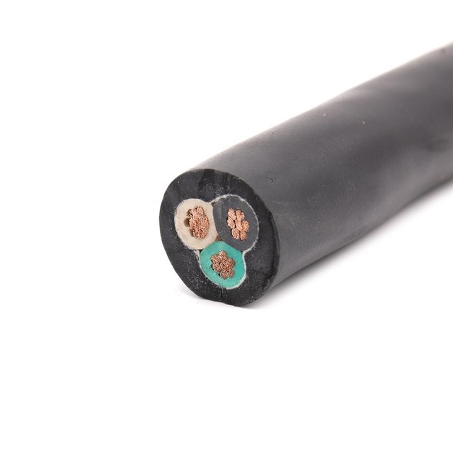 H07RN8-F 450/750V 3 Core Rubber Sheath Waterproof Cable Pvc Flexible Cable Low Voltage Electrical Wires of Submersible Pumps