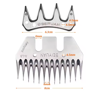 Offre Spéciale 13 dents <span class=keywords><strong>mouton</strong></span> cisaillement lames nouvelle condition lame droite cisailles peigne Cutter pour chèvre laine ciseaux accessoires - Product Image 3