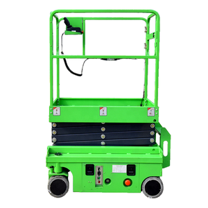 SAGA <span class=keywords><strong>Mini</strong></span>-élévateur à ciseaux hydraulique entièrement électrique autopropulsé de 20, 30 et 40 pieds avec certification CE - Product Image 6