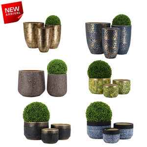 Hot Selling Nordic American Garden Decorativos Grandes Flower Pots Plant Macetas Ceramic Maceteros