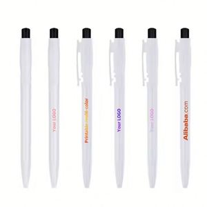 Good Quality Wholesale Price Promotion Customized Logo Modern Design BKS Brand Click Button Style Cheap Plastic <b>Ballpoint</b> <b>Pens</b> - Product Image 3